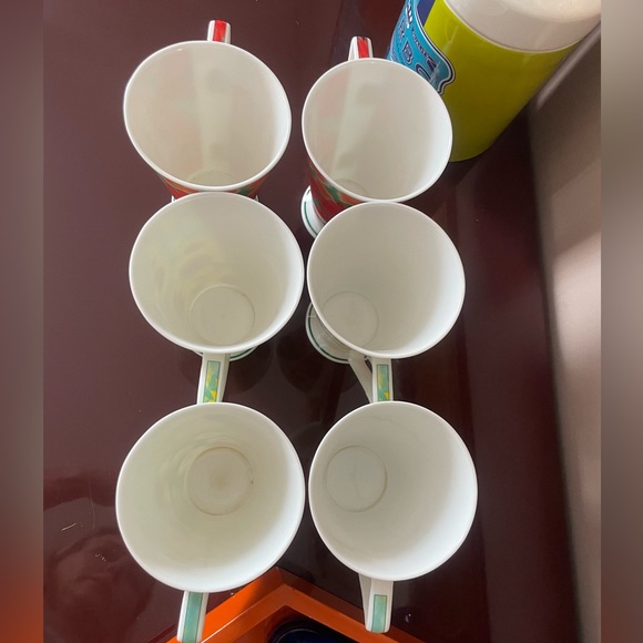 WREN Giftware Favorite Flowers Designed By Jenny Quinn Fine Bone China Mug Set 6 - Picture 8 of 8